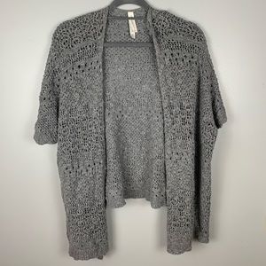 Gray cardigan